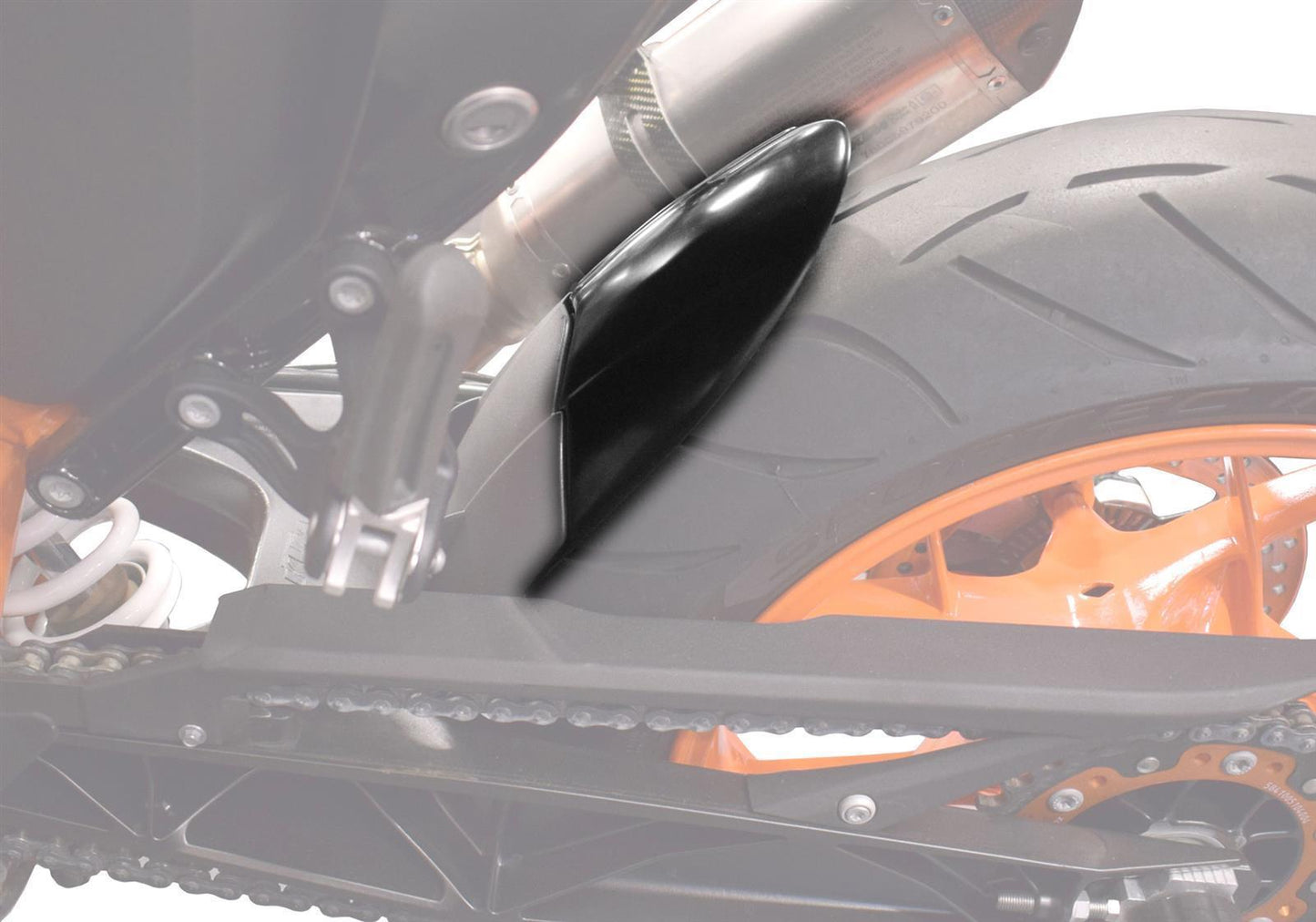 BODYSTYLE Hinterradabdeckungsverlängerung passend für KTM 390 Duke 2017-2020 - Kama Bike Parts
