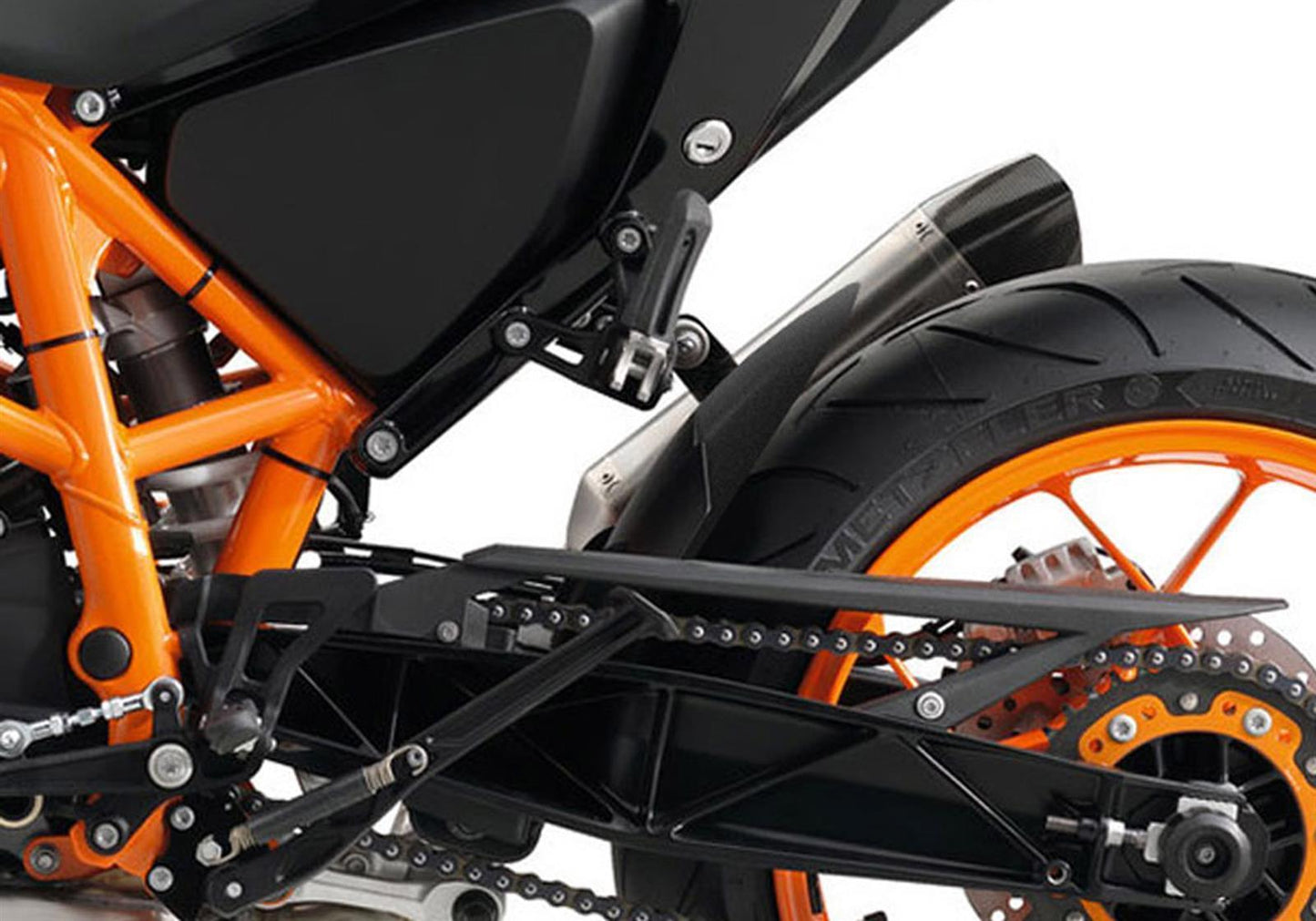 BODYSTYLE Hinterradabdeckungsverlängerung passend für KTM 690 Duke 2010-2015 - Kama Bike Parts
