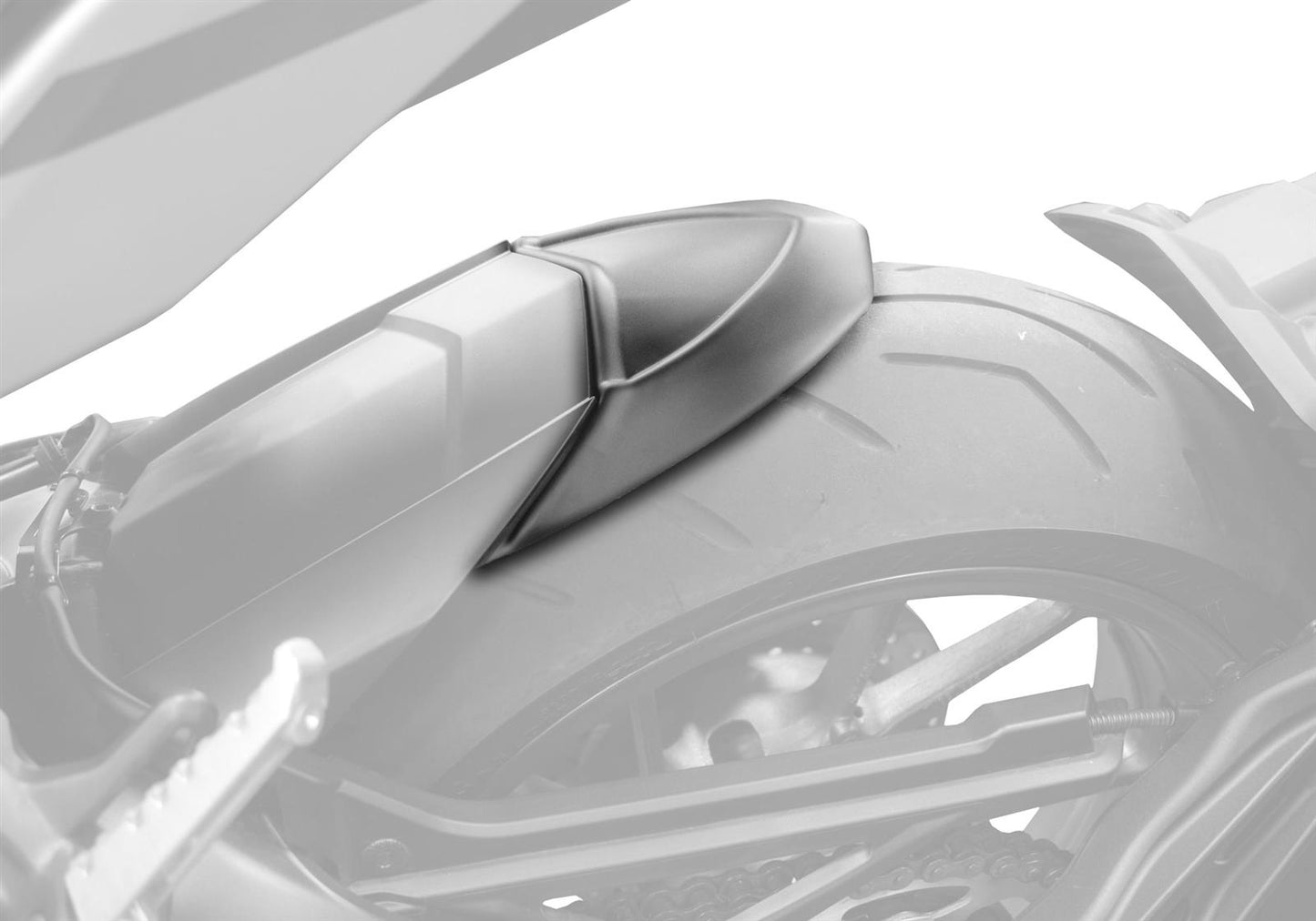 BODYSTYLE Hinterradabdeckungsverlängerung passend für Yamaha MT-09 2017-2020 - Kama Bike Parts