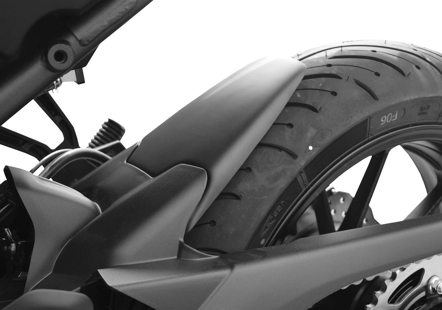 BODYSTYLE Hinterradabdeckungsverlängerung passend für Yamaha Tracer 700 2016-2019 - Kama Bike Parts