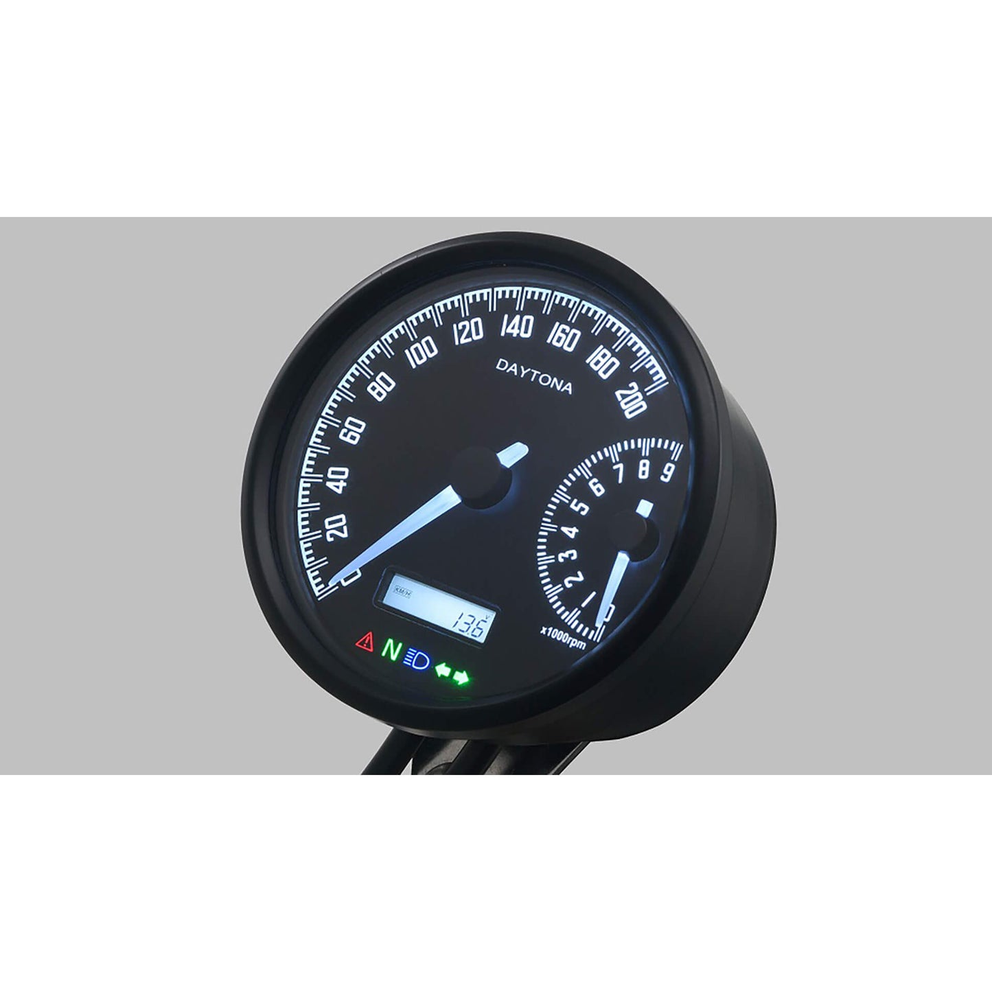DAYTONA VELONA W Digitaler Tacho und Drehzahlmesser - Kama Bike Parts