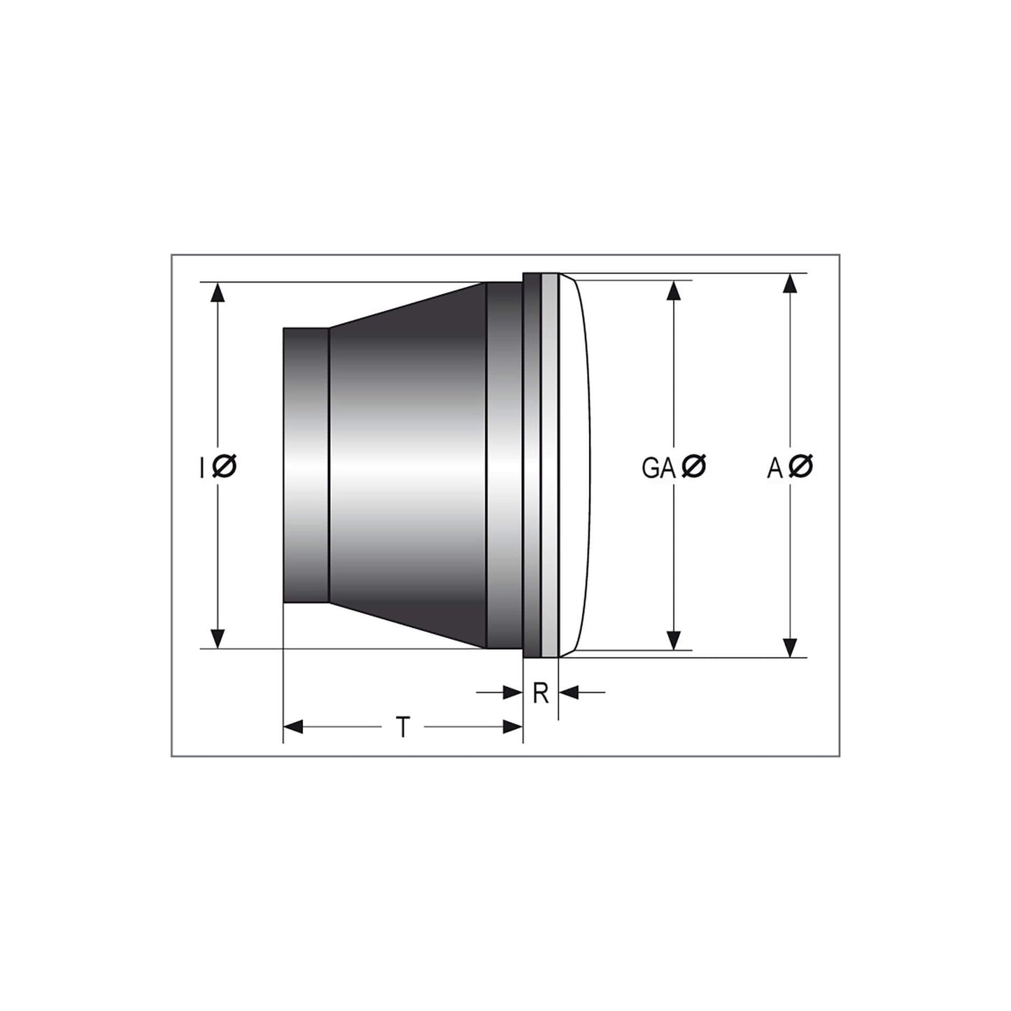 Scheinwerfereinsatz mit Standlicht 100 mm für HS1 35/35W Klarglas E-gepr.