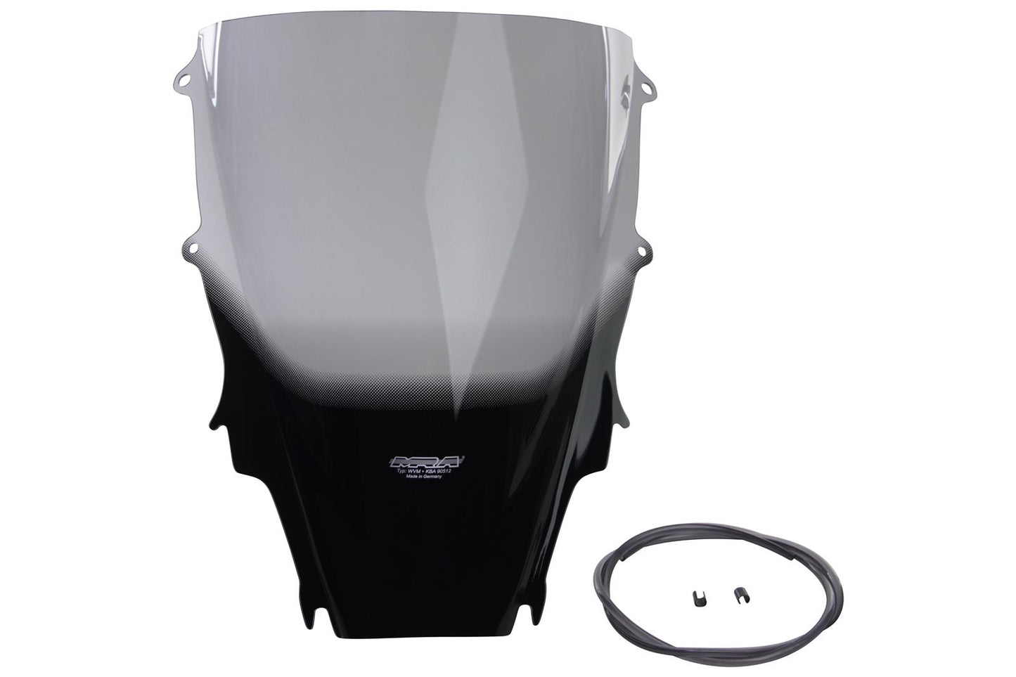 MRA Racingscheibe "R" rauchgrau passend für Triumph DAYTONA 675 2009-2012