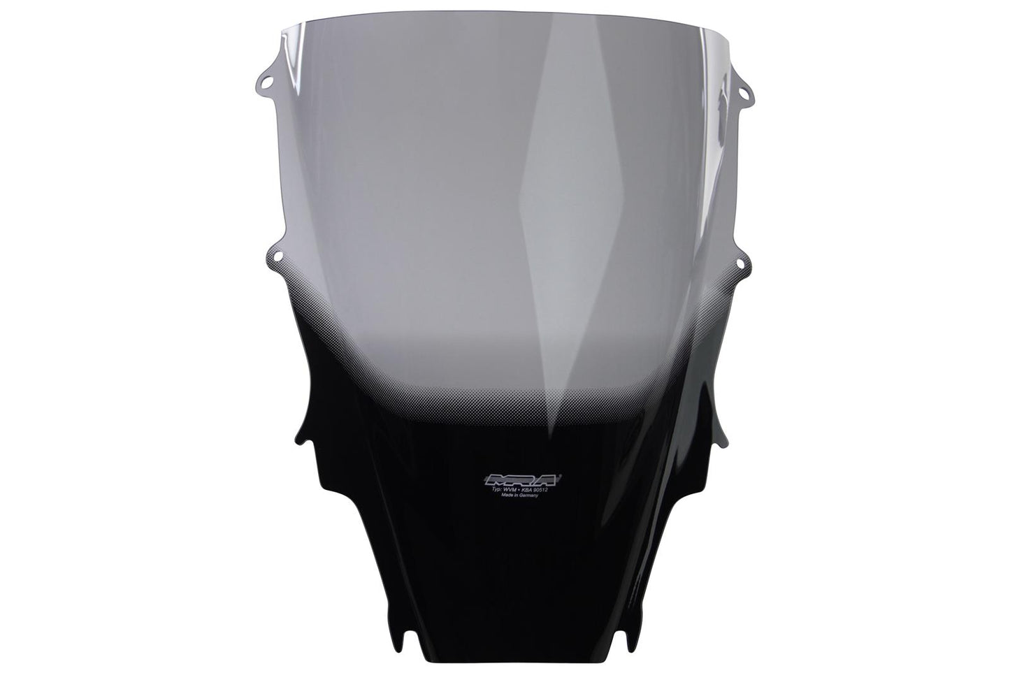 MRA Racingscheibe "R" rauchgrau passend für Triumph DAYTONA 675 2009-2012