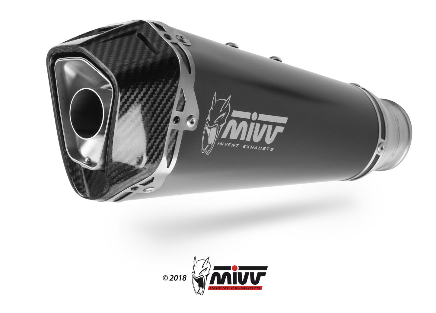 MIVV Delta Race Auspuff Komplettanlage passend für SUZUKI GSX-S 125 2017-2020