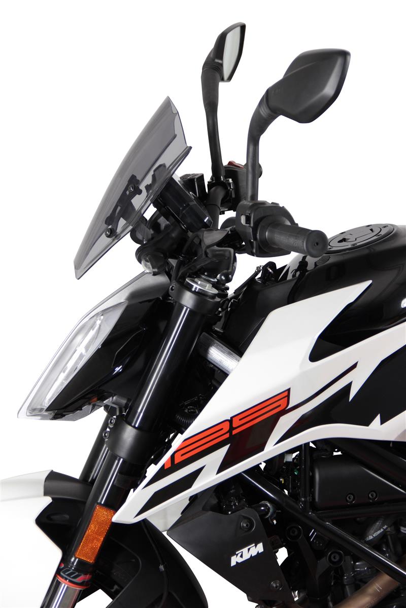 MRA Sportscheibe NSPM rauchgrau passend für KTM DUKE 125 / 390 2017-2023