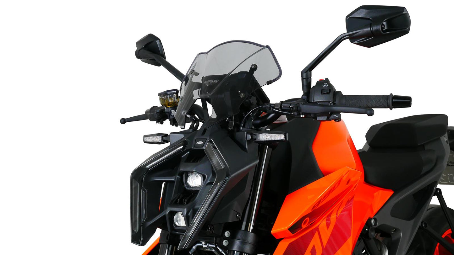 MRA Sportscheibe "NSPM" rauchgrau passend für KTM 990 DUKE 2024-