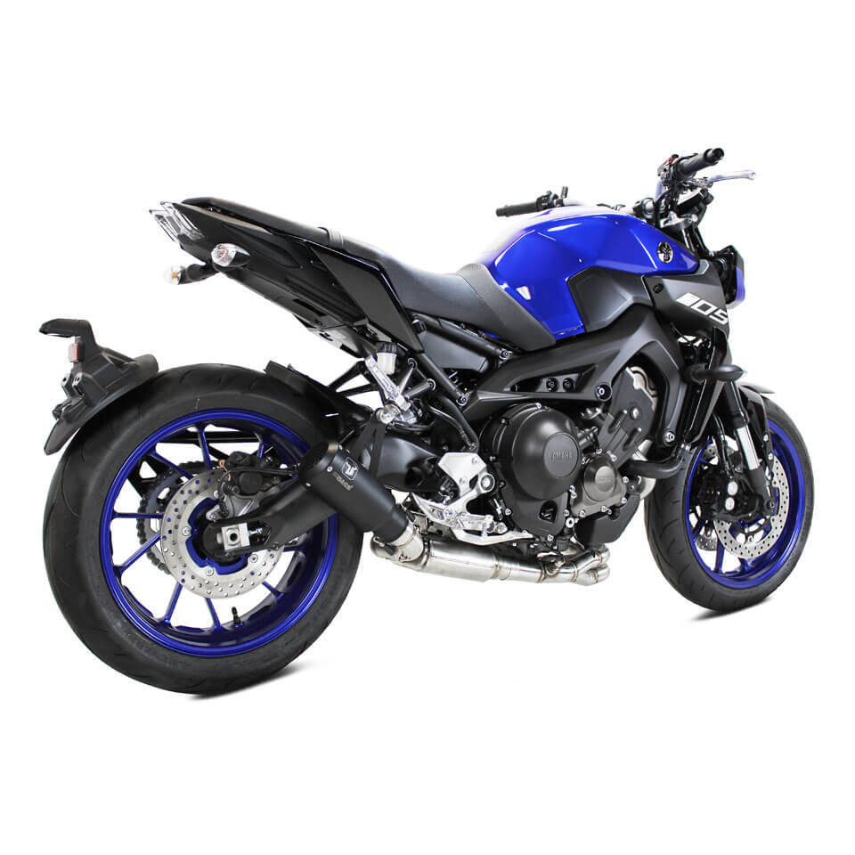 IXRACE MK2 Auspuff schwarz passend für Yamaha MT-09 XSR 900 16- - Kama Bike Parts