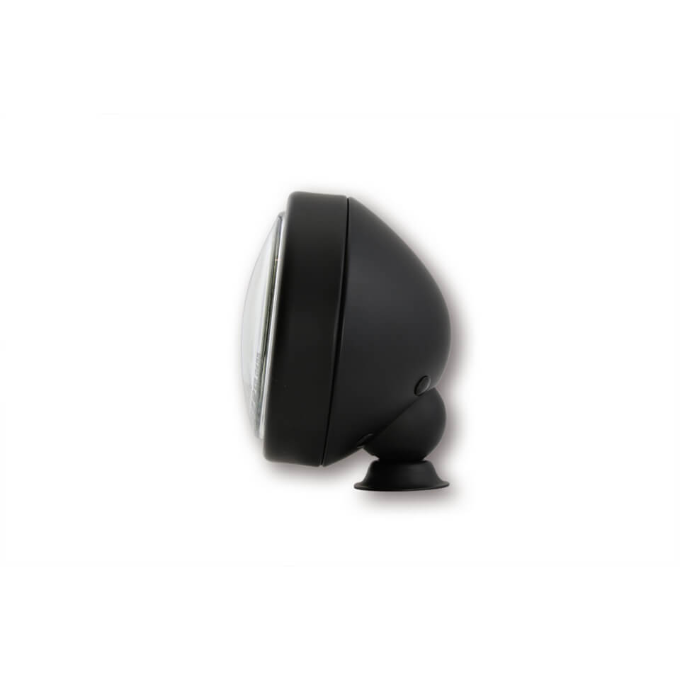 SHIN YO 4 Zoll Motorrad LED-Fernscheinwerfer schwarz matt
