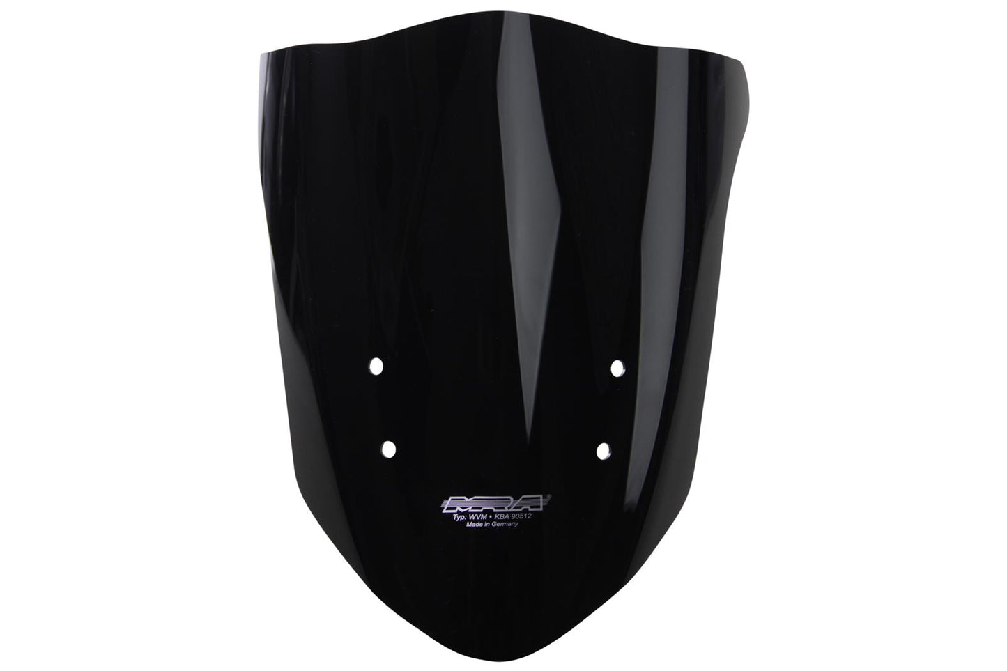 MRA Tourenscheibe "T" schwarz passend für Kawasaki ER 6 N 2012-