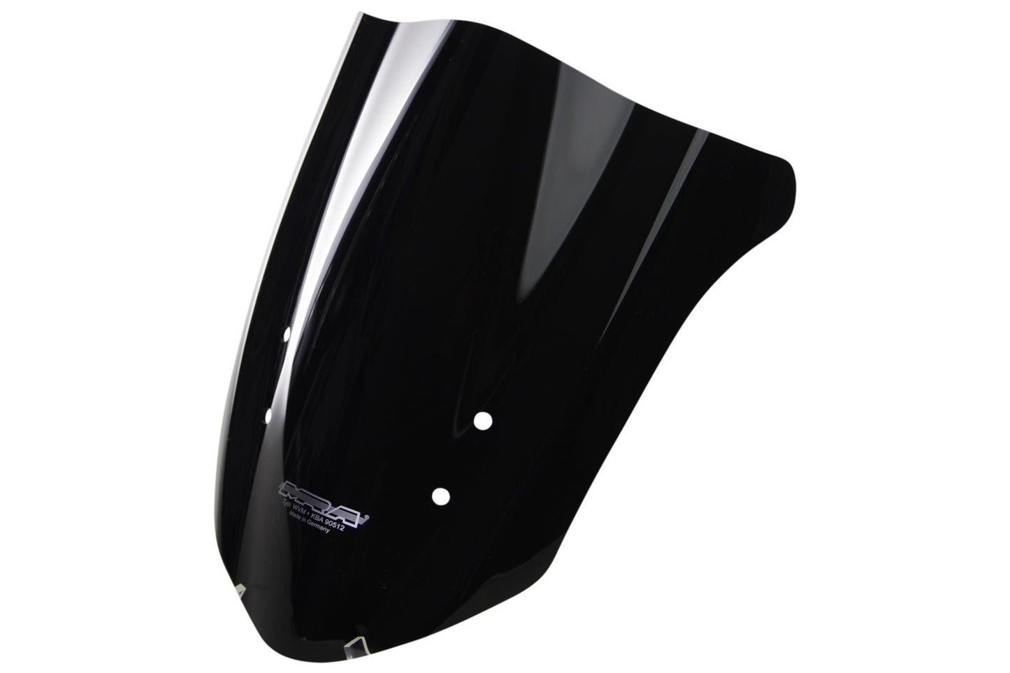 MRA Tourenscheibe "T" schwarz passend für Kawasaki ER 6 N 2012-