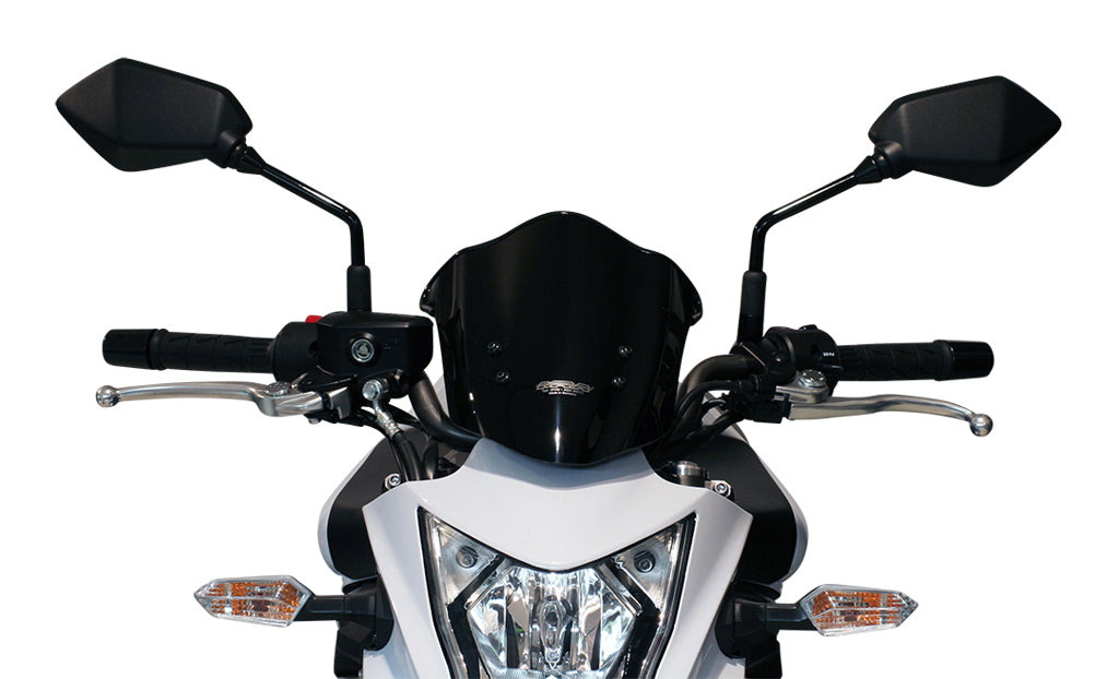 MRA Tourenscheibe "T" schwarz passend für Kawasaki ER 6 N 2012-