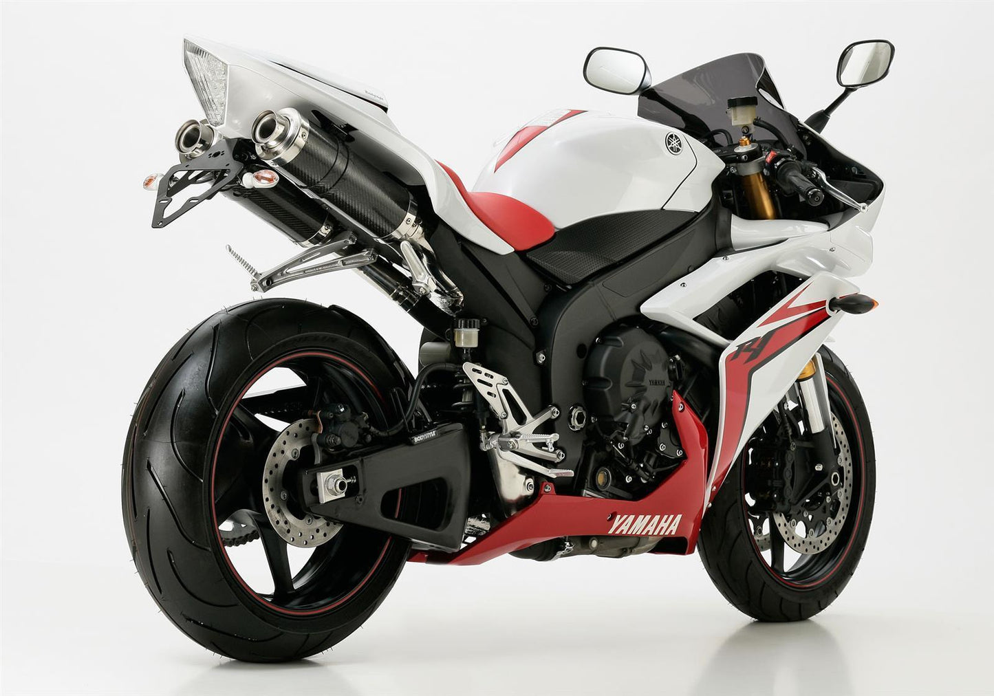 SHARK Track 1000 Auspuff passend für Yamaha YZF-R1 2007-2008 - Kama Bike Parts