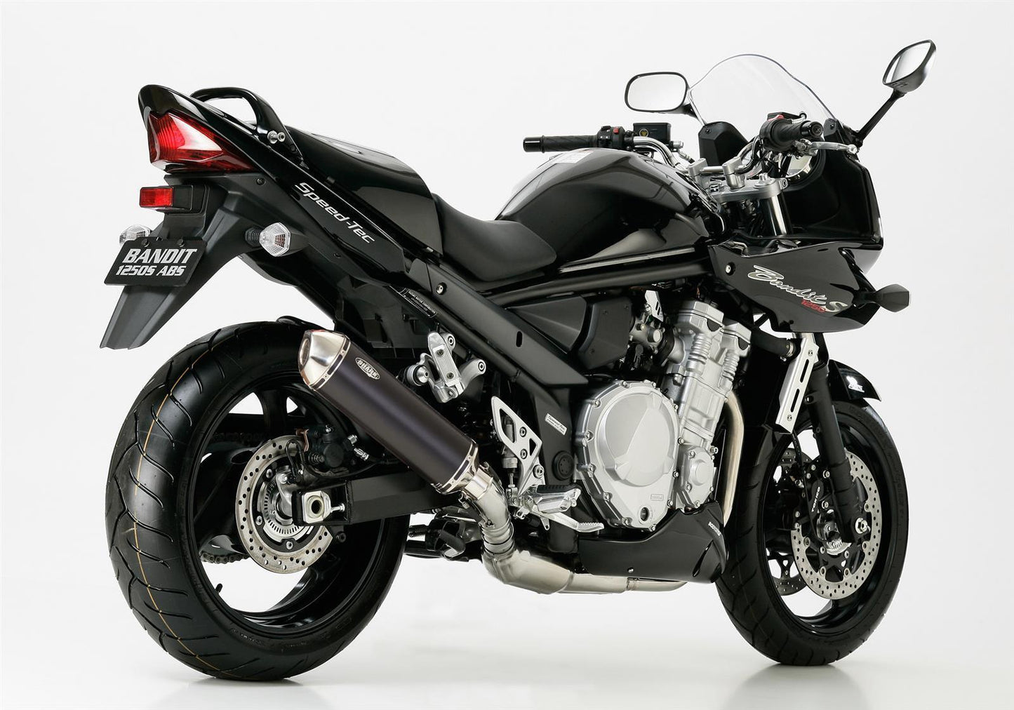 SHARK DSX-5 Auspuff passend für SUZUKI GSF 1250 Bandit 2007-2016 - Kama Bike Parts