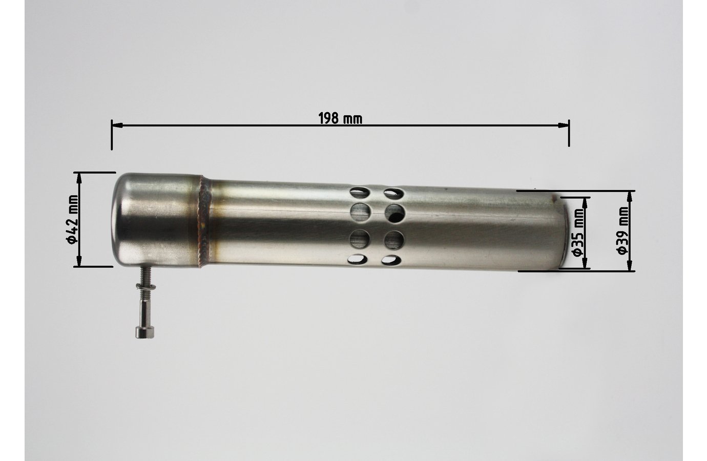 Double Groove Auspuff passend für Harley Davidson Softail Street Bob 114 2021-24 - Kama Bike Parts