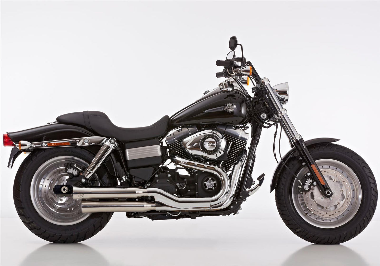 FALCON Auspuff passend für Harley Davidson DYNA Fat Bob 1584 2008-2012 - Kama Bike Parts