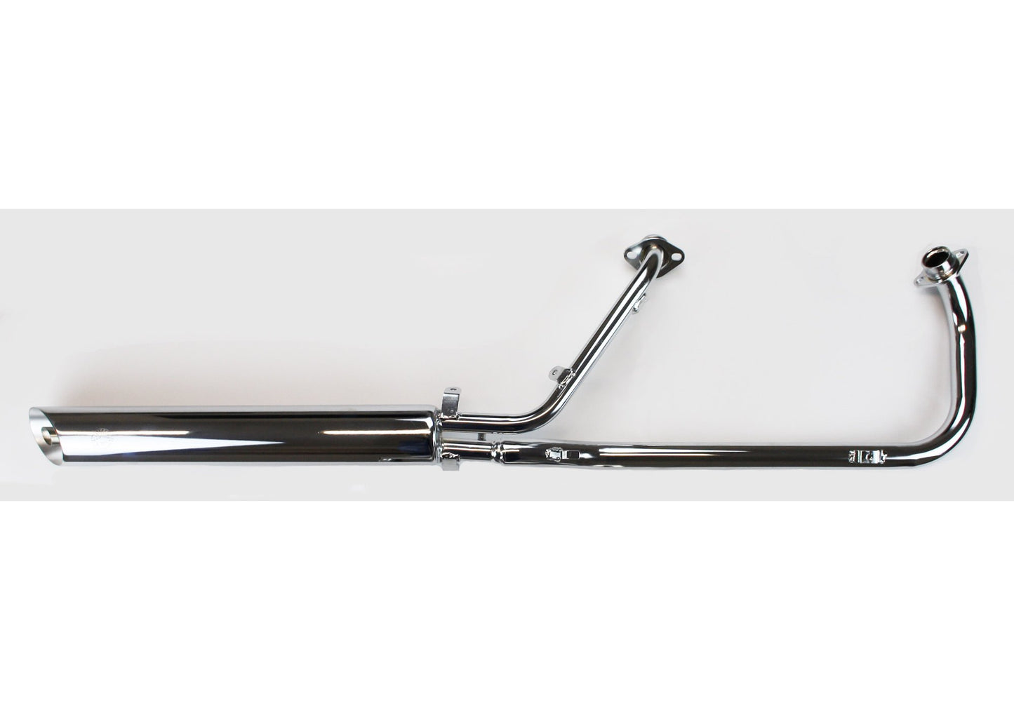 FALCON Cromo Line Auspuff passend für Honda VT125 C Shadow 1999-2007 - Kama Bike Parts