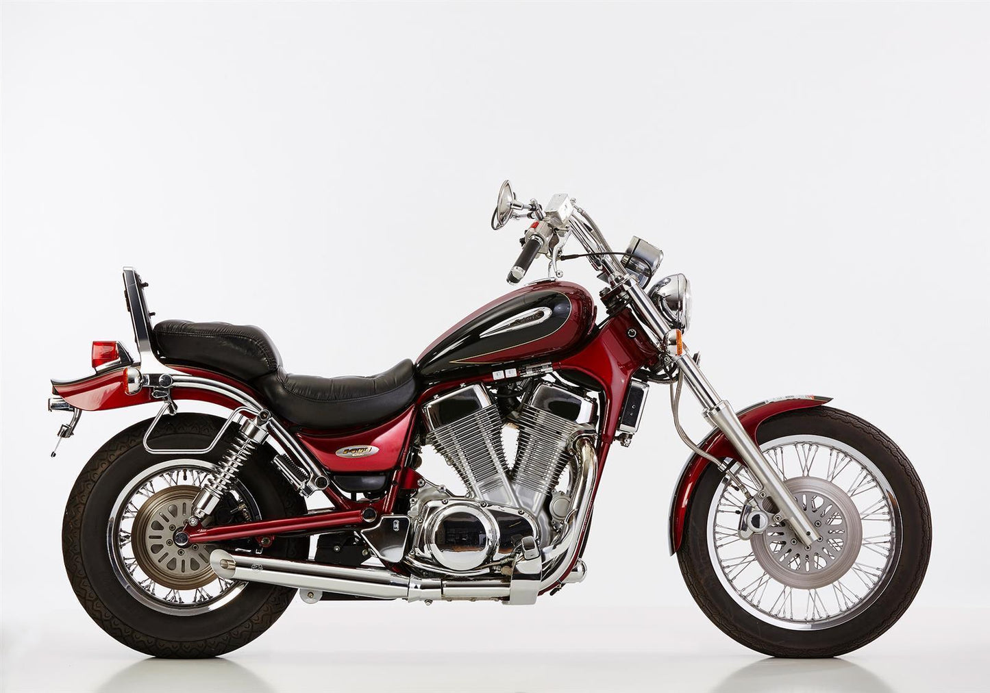 FALCON Cromo Line Auspuff passend für SUZUKI VS 1400 Intruder 1987-2003 - Kama Bike Parts