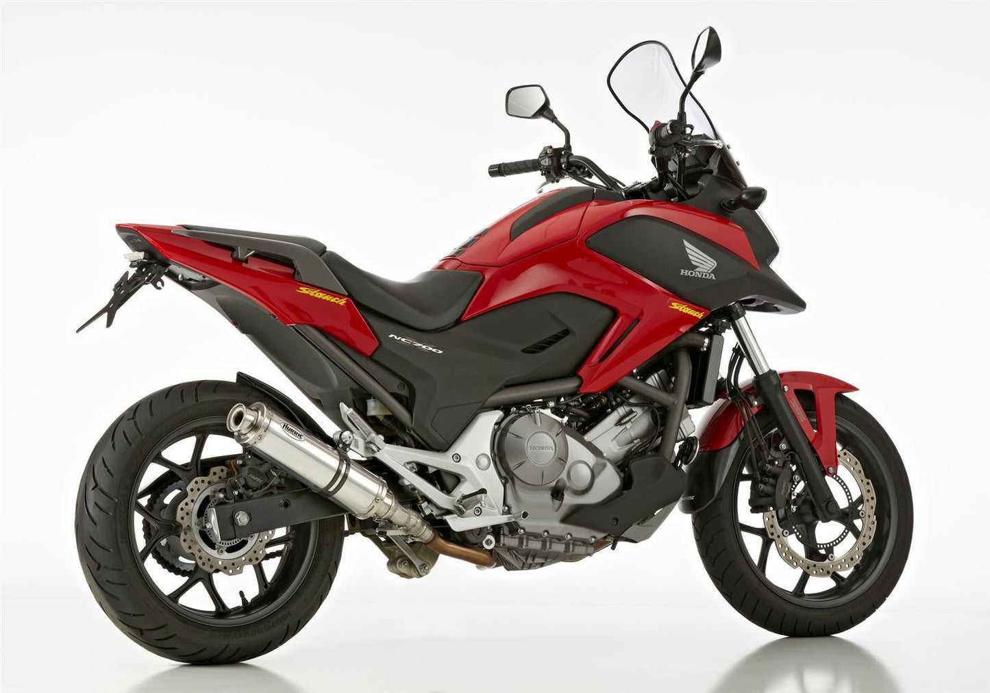 HURRIC Supersport Auspuff passend für Honda NC750S 2014-2015 - Kama Bike Parts