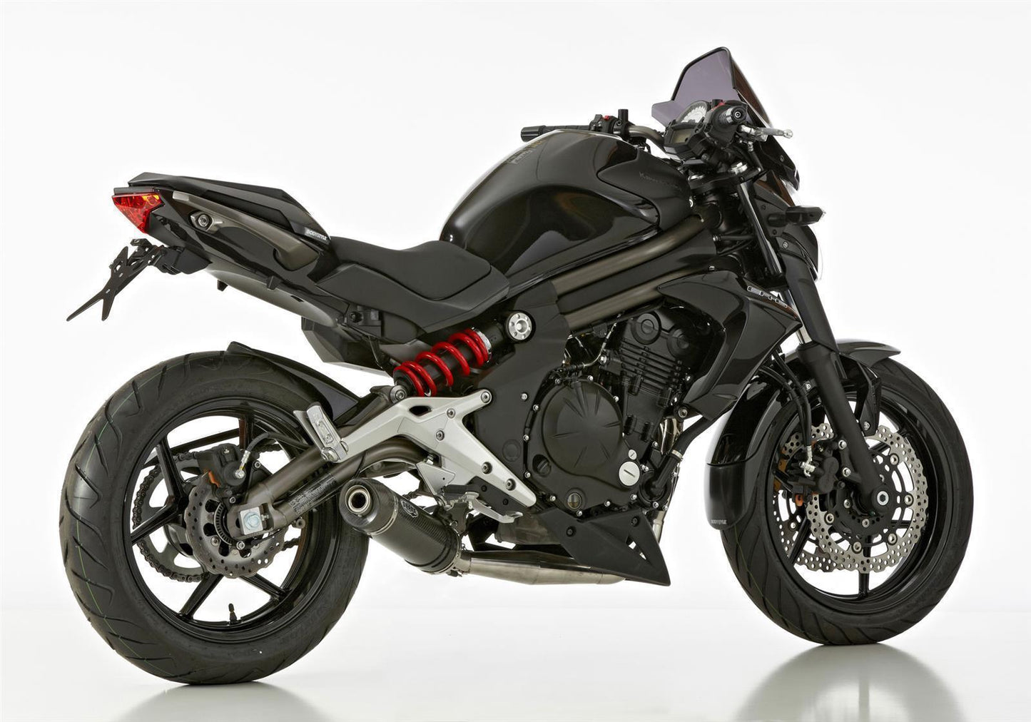 SHARK Street GP Auspuff Komplettanlage passend für Kawasaki Versys 650 2015-2020 - Kama Bike Parts