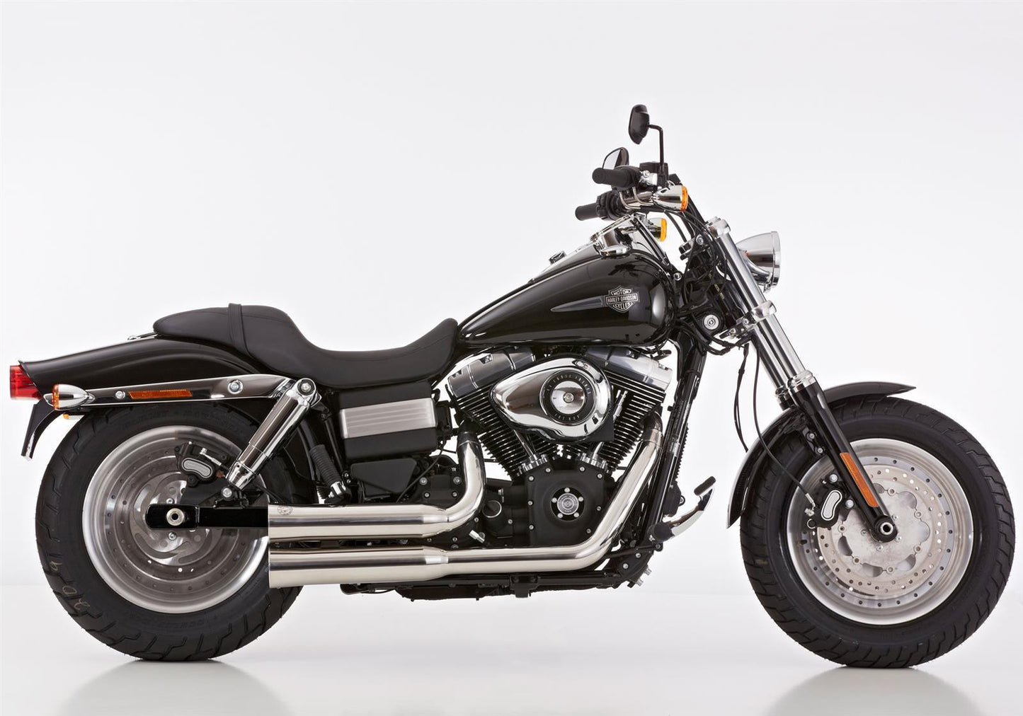 FALCON Auspuff passend für Harley Davidson DYNA Super Glide Custom 2014-2016 - Kama Bike Parts
