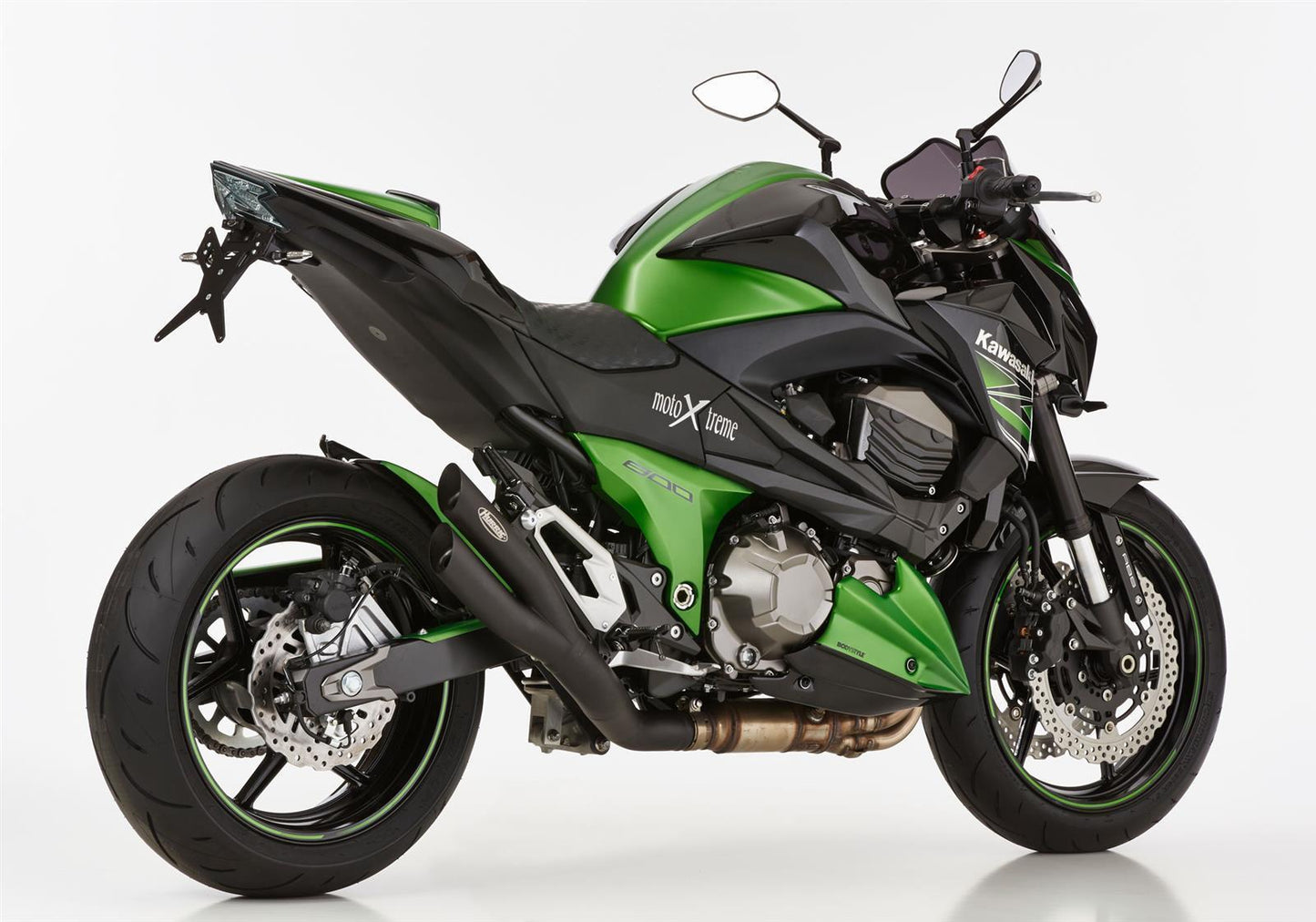 HURRIC Pro 2 Auspuff passend für Kawasaki Z800e 2013-2016 - Kama Bike Parts