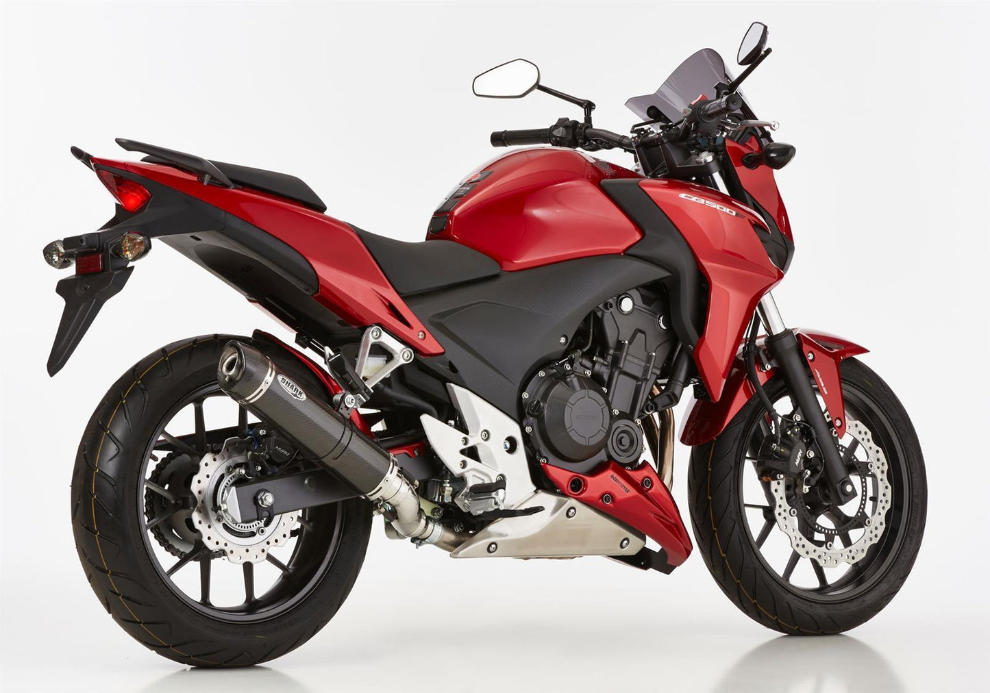 SHARK Street GP Auspuff passend für Honda CBR500R 2013-2015 - Kama Bike Parts