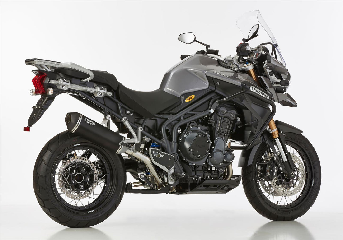 SHARK DSX-10 Auspuff Passend Triumph Tiger 1200 Explorer XC/a/x/XR/t/x 2016-2020 - Kama Bike Parts
