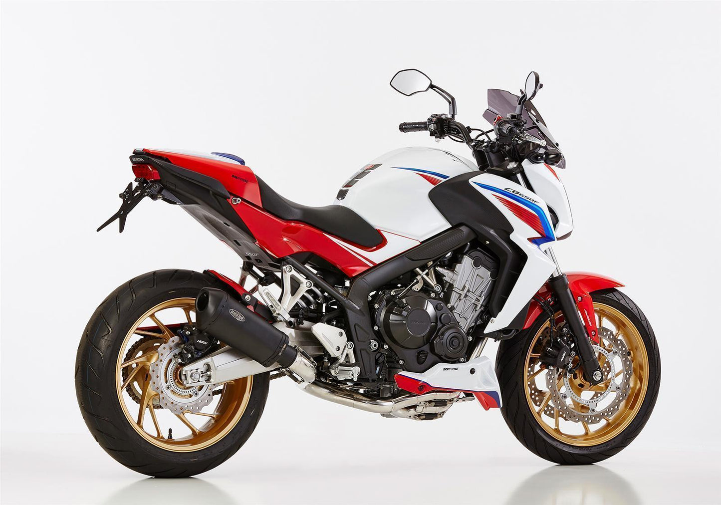 SHARK DSX-10 Auspuff Komplettanlage passend für Honda CB650F 2017-2018 - Kama Bike Parts