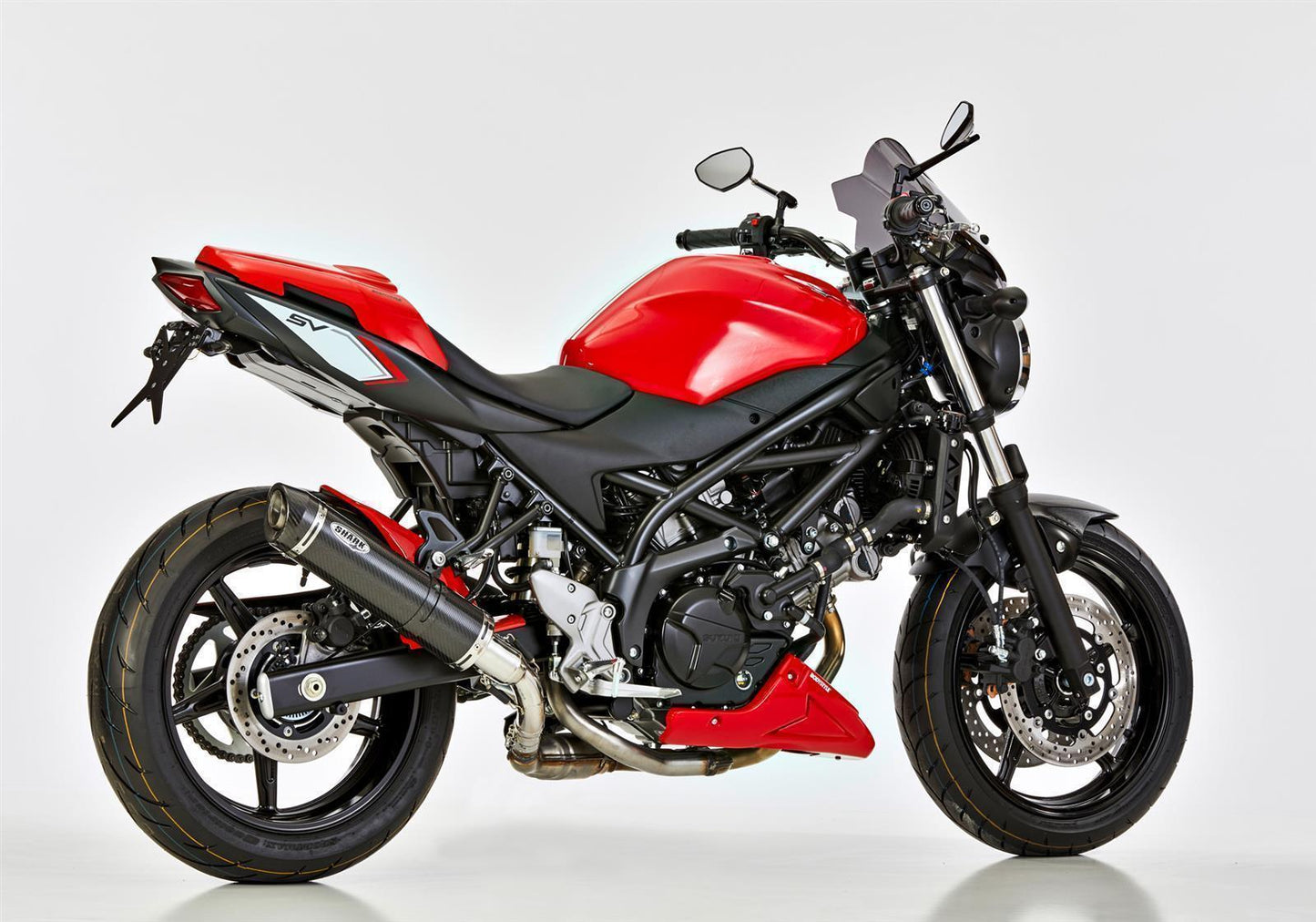 SHARK Street GP Auspuff passend für SUZUKI SV 650 2016-2024 - Kama Bike Parts