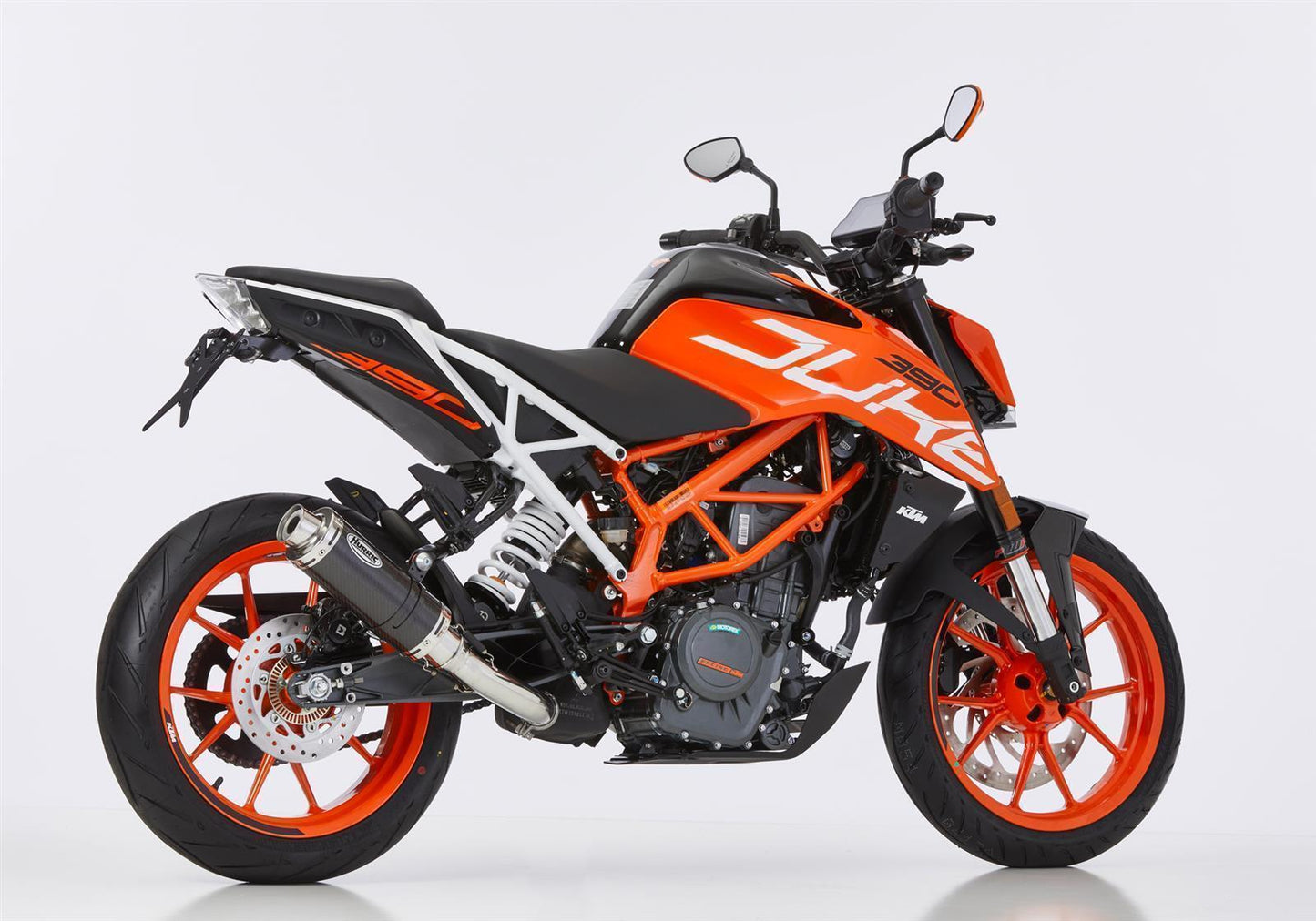 HURRIC Supersport Auspuff Super Short passend für KTM 250 Duke 2017-2020 - Kama Bike Parts