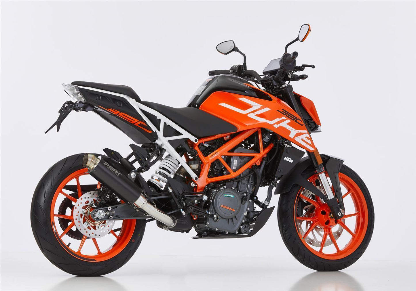SHARK SRC 4 Auspuff Super Short passend für KTM RC 125 2017-2020 - Kama Bike Parts