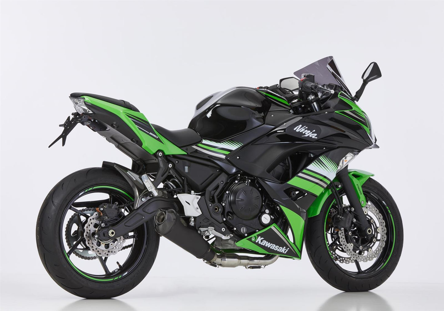 SHARK DSX-7 Auspuff Komplettanlage passend für Kawasaki Ninja 650 2021-2022 - Kama Bike Parts