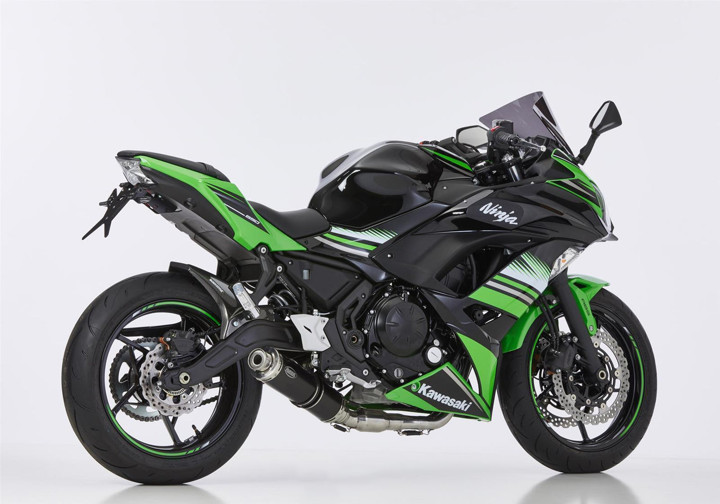 HURRIC Supersport Auspuff Komplettanlage passend für Kawasaki Z650 2021-2022 - Kama Bike Parts