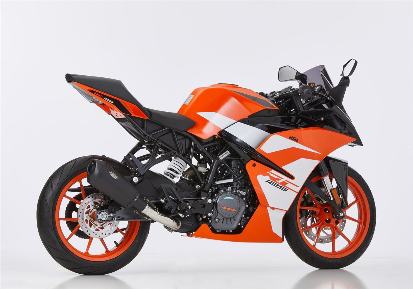 SHARK DSX-10 Auspuff Super Short passend für KTM RC 125 2017-2020 - Kama Bike Parts
