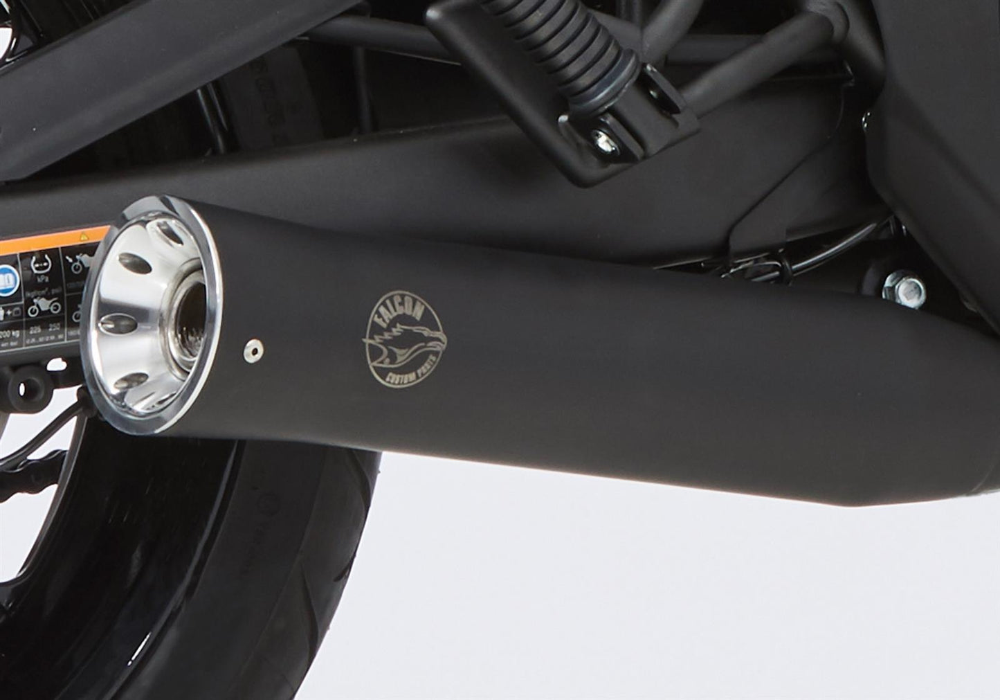 FALCON Double Groove Auspuff passend für Honda CMX500 Rebel 2016-2024 - Kama Bike Parts