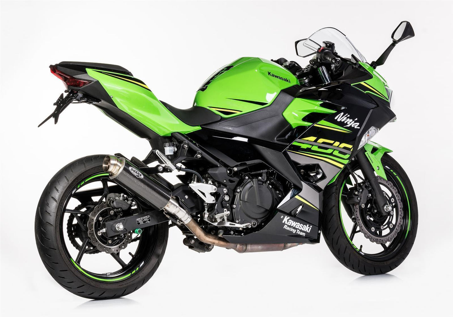 SHARK SRC 4 Auspuff Super Short passend für Kawasaki Z300 2015-2016 - Kama Bike Parts