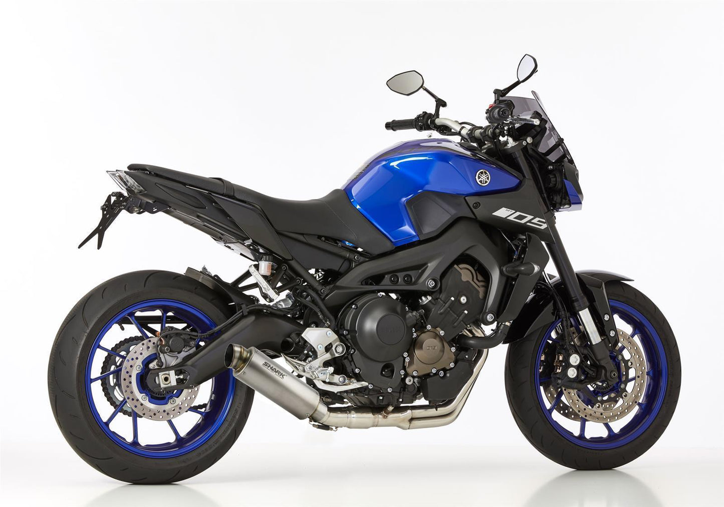 SHARK SRC 4 Auspuff Komplettanlage passend für Yamaha MT-09 / SP 2017-2020 - Kama Bike Parts
