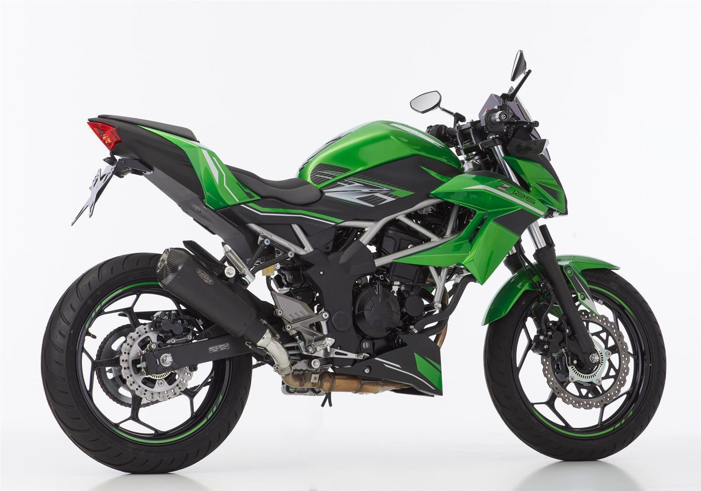 SHARK DSX-7 Auspuff Super Short passend für Kawasaki Z125 2019-2024 - Kama Bike Parts