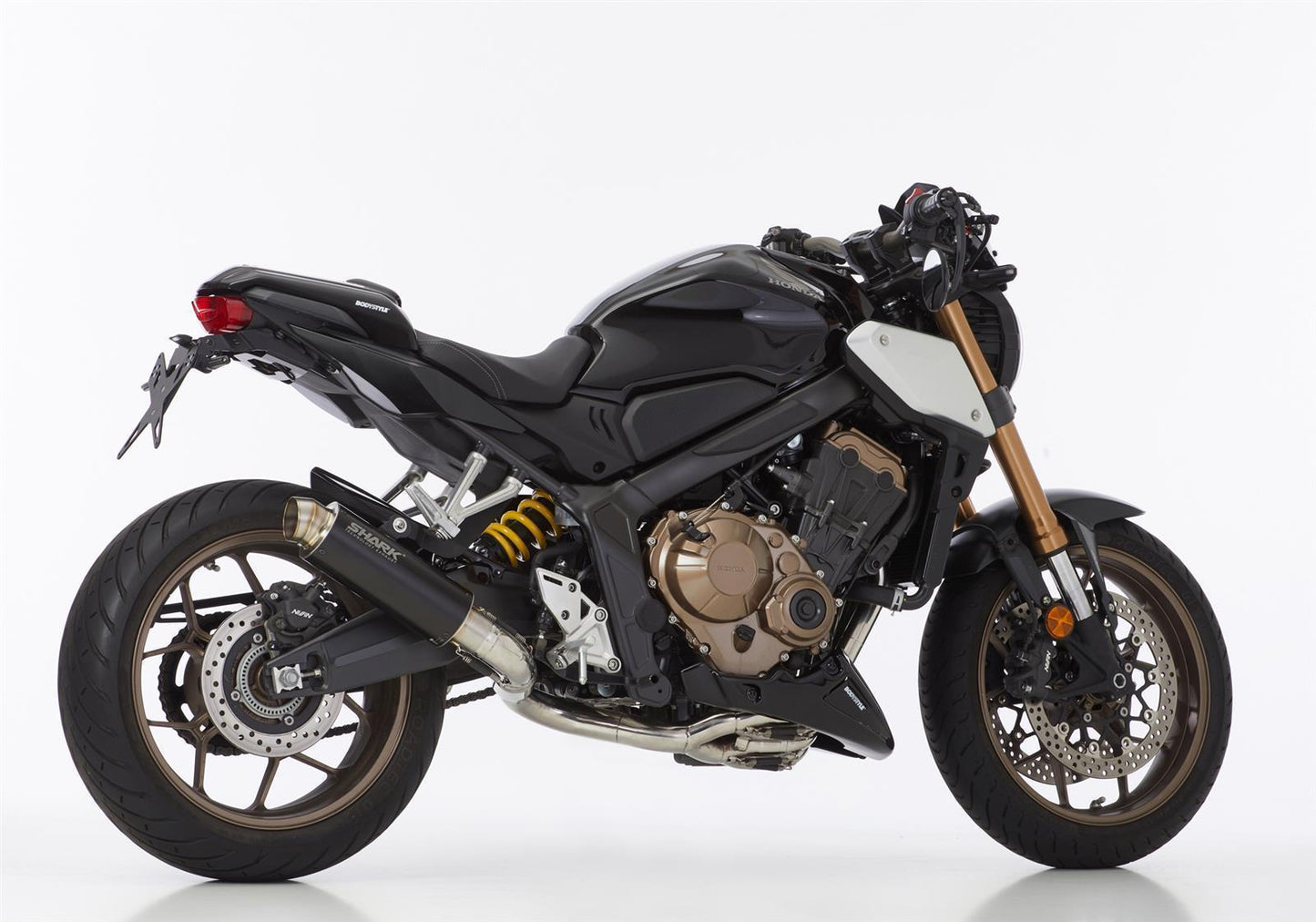 SHARK SRC 4 Auspuff Komplettanlage passend für Honda CBR650F 2014-2016 - Kama Bike Parts