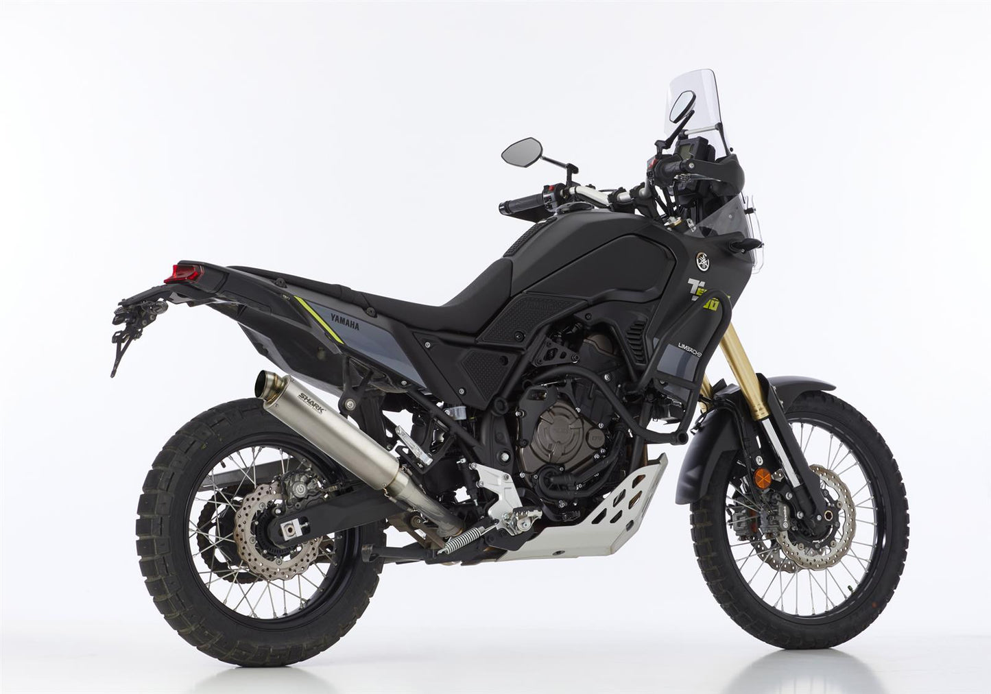 SHARK SRC 4 Auspuff passend für Yamaha Ténéré 700 2019-2024 - Kama Bike Parts