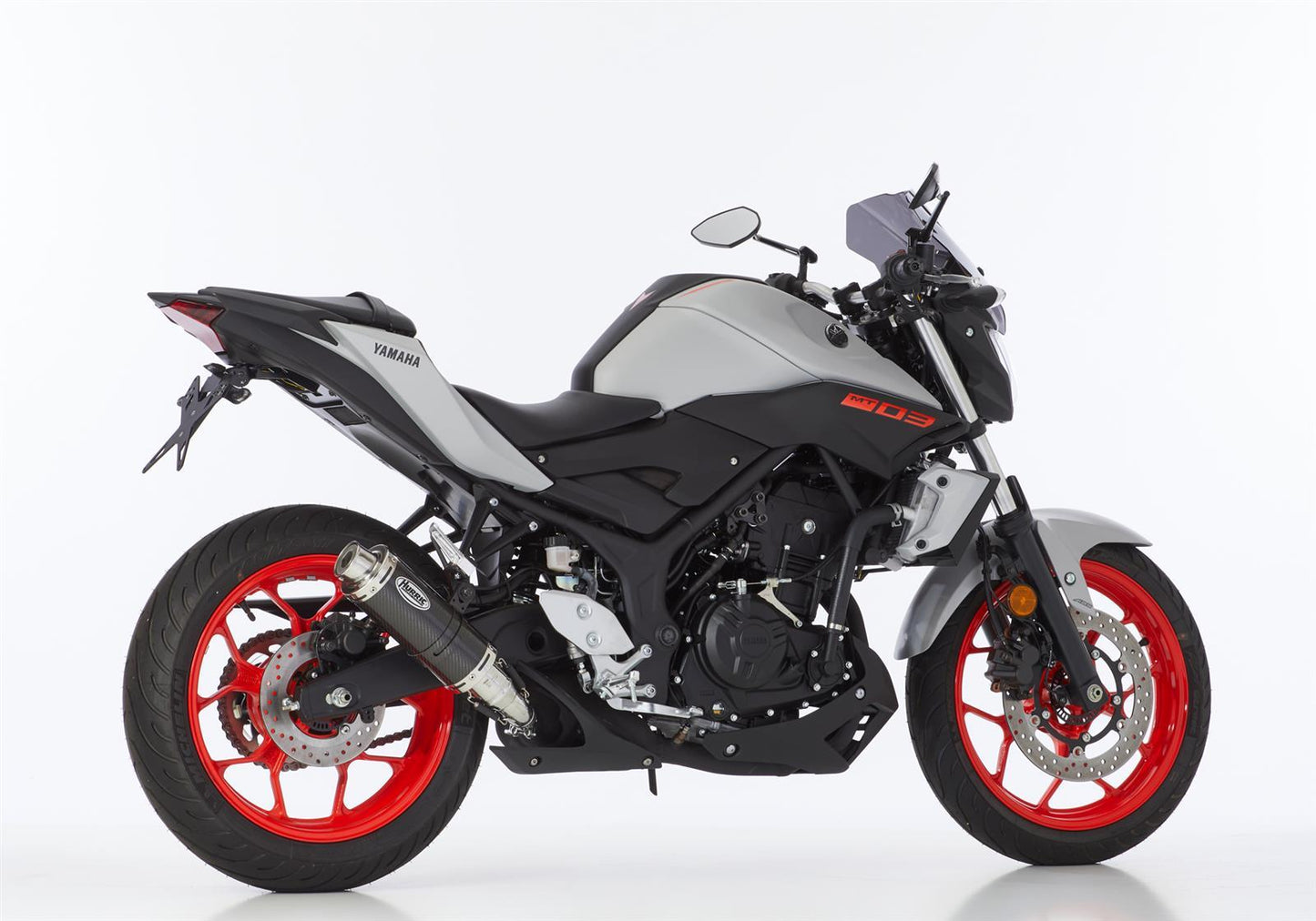 HURRIC Supersport Auspuff Super Short passend für Yamaha MT-03 2016-2021 - Kama Bike Parts