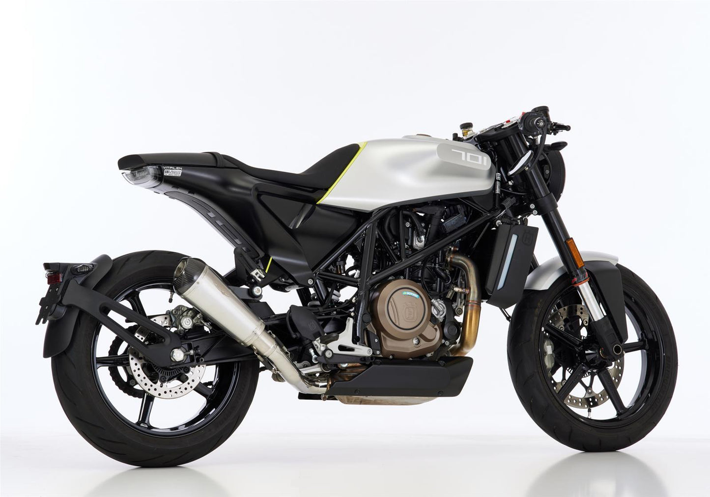 SHARK DSX-7 Auspuff Super Short passend für Husqvarna Vitpilen 701 2018-2020 - Kama Bike Parts