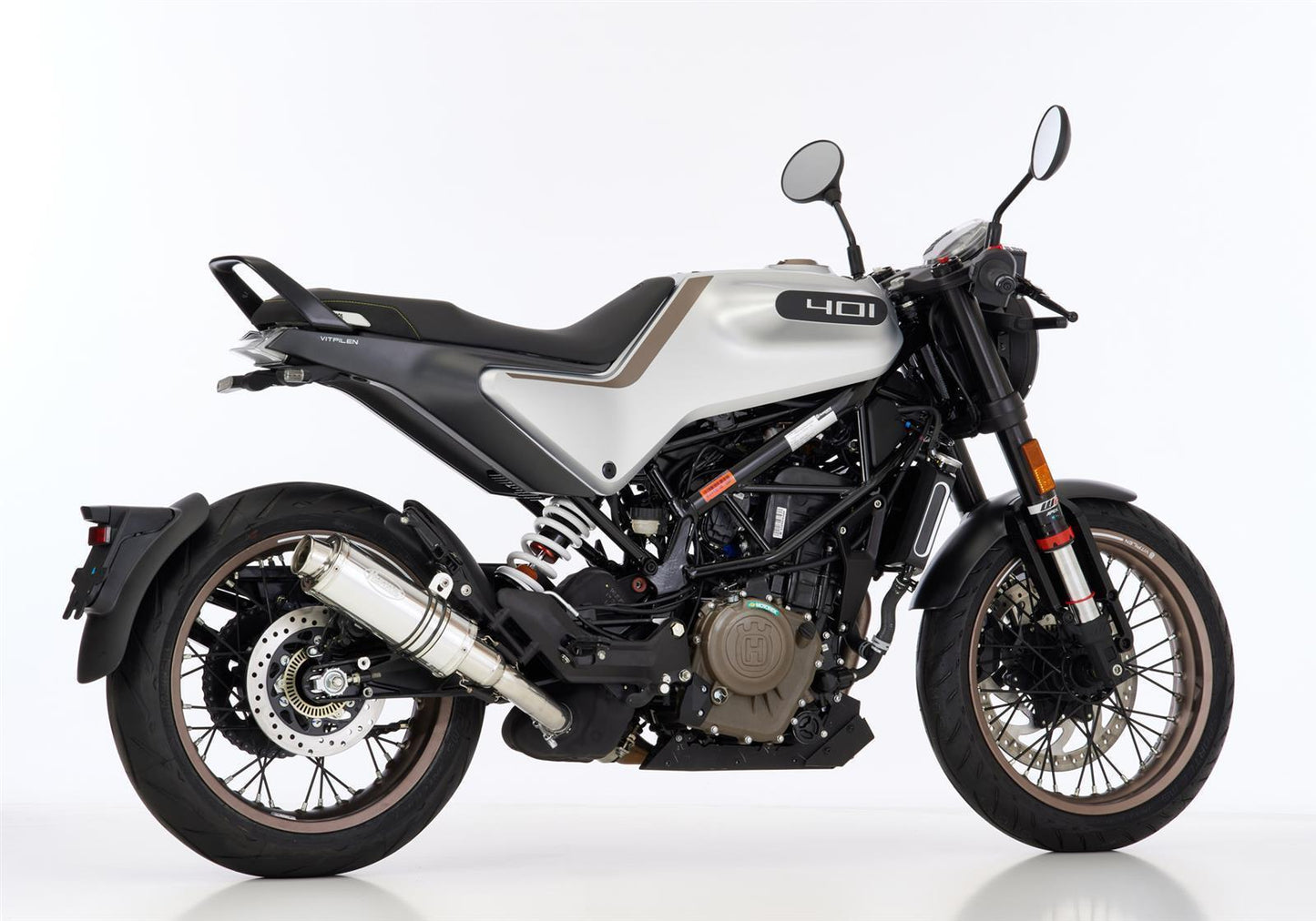 HURRIC Supersport Auspuff Super Short passend für KTM 125 Duke 2021-2023 - Kama Bike Parts