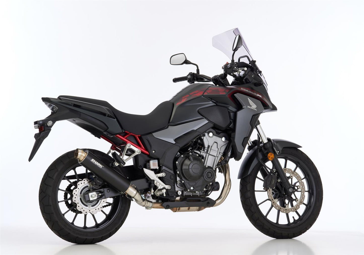SHARK SRC 4 Auspuff passend für Honda CB500 Hornet 2024-2024 - Kama Bike Parts