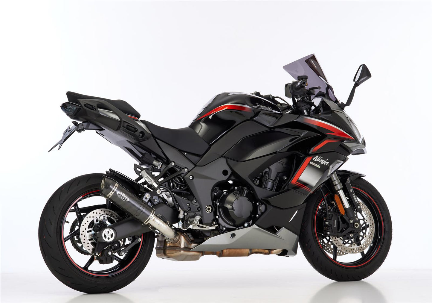 SHARK Street GP Auspuff Super Short passend für Kawasaki Ninja 1000 SX 2020-2024 - Kama Bike Parts