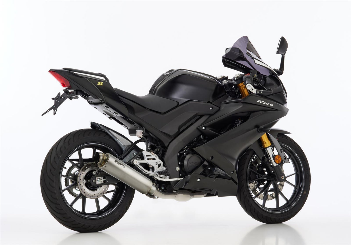 SHARK SRC 4 Auspuff passend für Yamaha YZF-R125 2019-2020 - Kama Bike Parts
