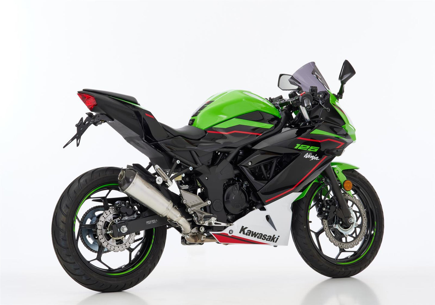 SHARK DSX-7 Auspuff Super Short passend für Kawasaki Z125 2019-2024 - Kama Bike Parts