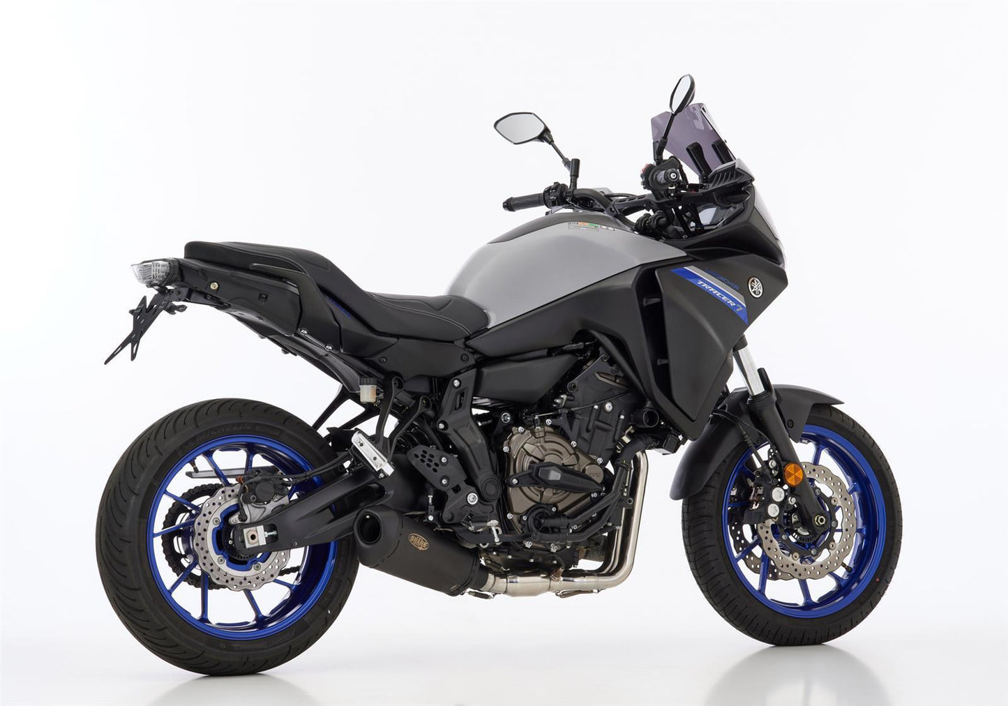 SHARK DSX-10 Auspuff Komplettanlage passend für Yamaha Tracer 7/GT 2020-2024 - Kama Bike Parts