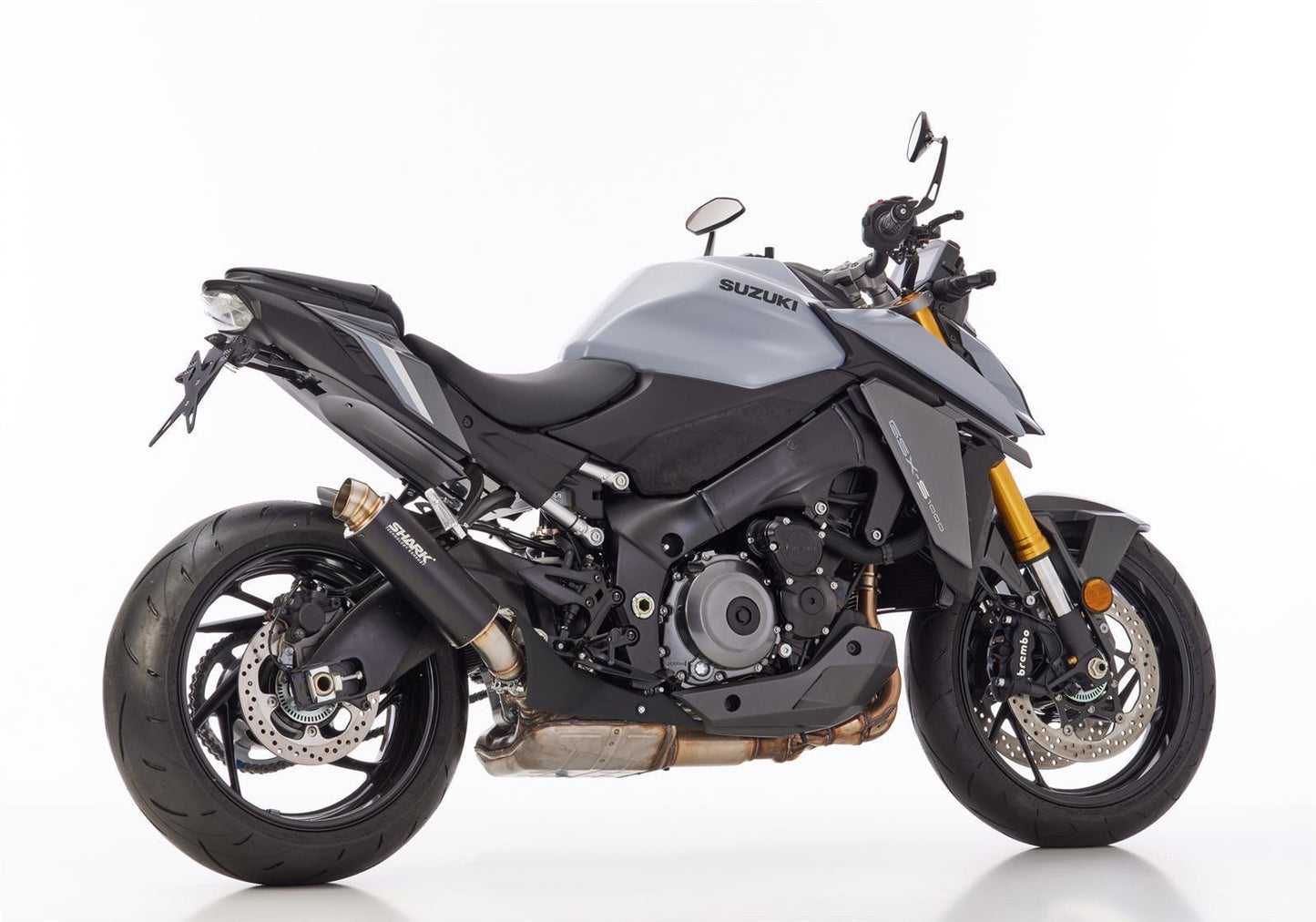 SHARK SRC 4 High-Up Auspuff Super Short passend für SUZUKI GSX-S 1000 2017-2024 - Kama Bike Parts